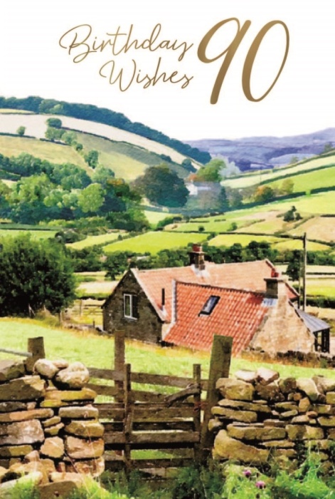 Valley Farm 90th Birthday Card