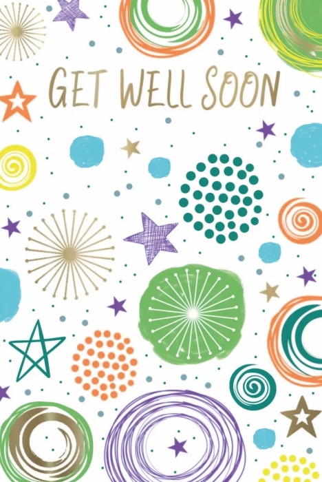 Dots & Stars Get Well Card