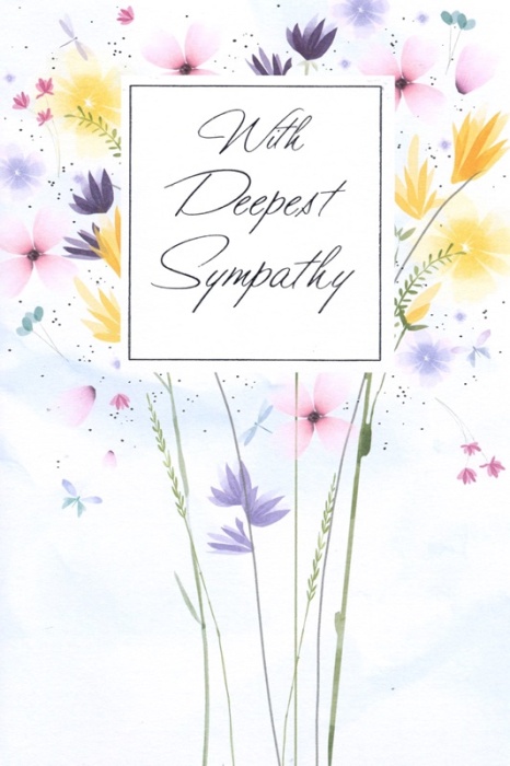 Wild Flowers Sympathy Card