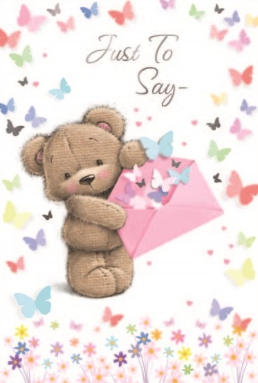 Gift Butterflies Just To Say Card