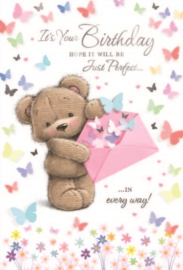 Gift Butterflies Birthday Card