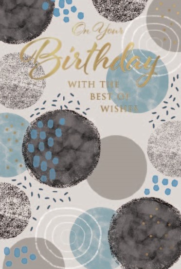 Circles Birthday Card