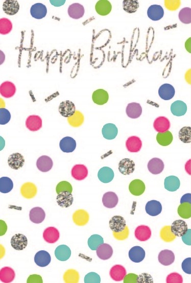 Spots Birthday Card