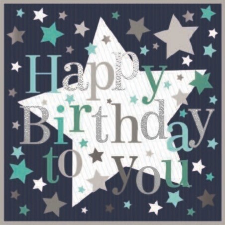 Stars Birthday Card