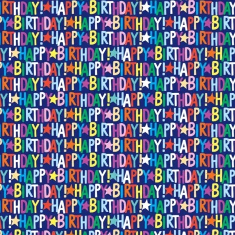 Happy Birthday Gift Wrap Sheet