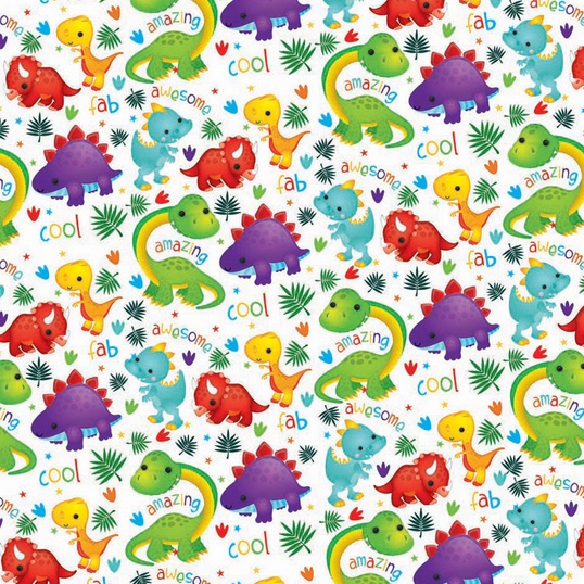 Dinosaurs Gift Wrap Sheet