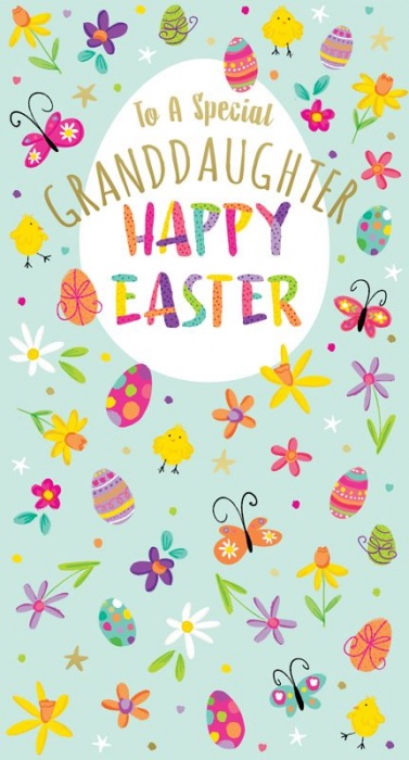 Happy Easter Grand-Daughter Easter Card