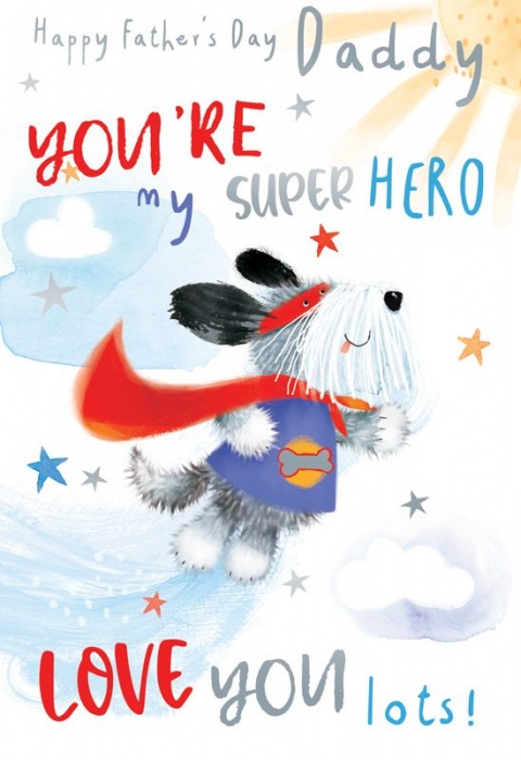 Super Hero Daddy Father's Day Card