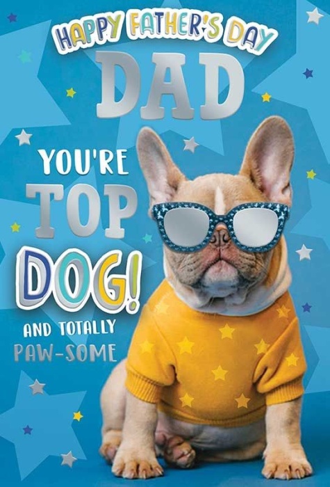 Top Dog Dad Father's Day Card