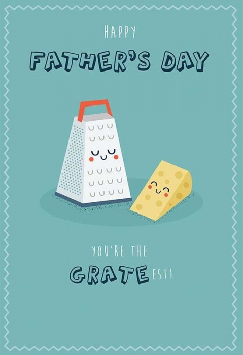 You're The Grate-Est Father's Day Card