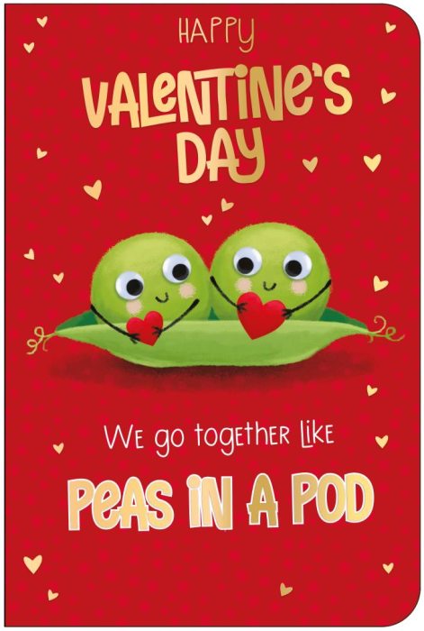 Peas In A Pod Valentine's Day Card