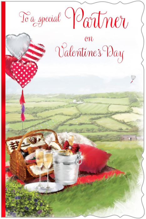 Romantic Picnic Partner Valentine's Day Card