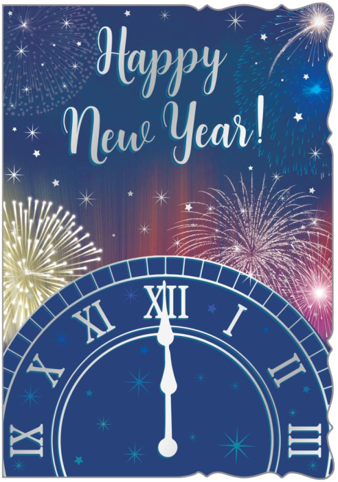 Midnight New Year Card