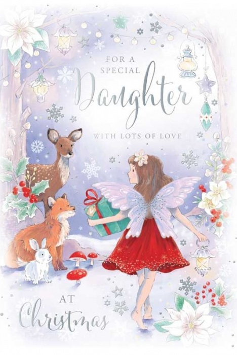 Christmas Fairy Daughter Christmas Card