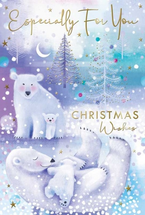 Polar Bears Christmas Card