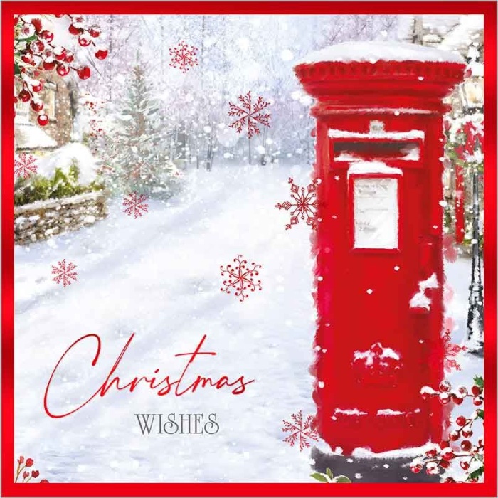 Christmas Post Christmas Cards Pack Of 24