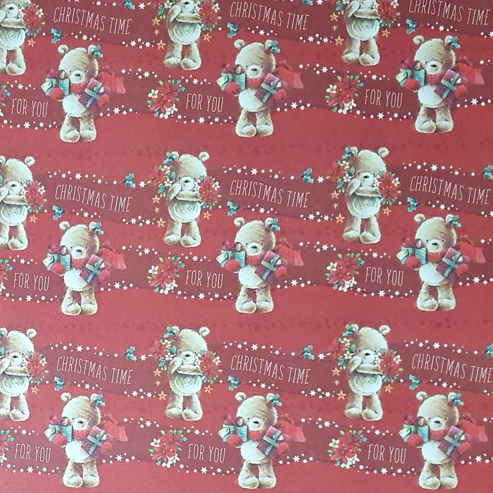 Christmas Time Christmas Gift Wrap Sheet