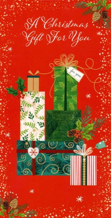 Presents Christmas Money Wallet Card