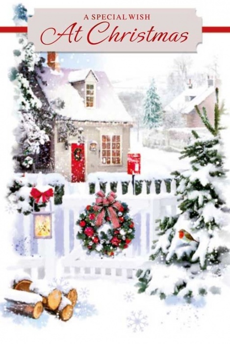 Winter Lane Christmas Card