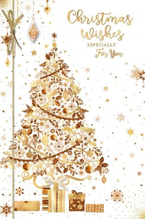 Sparkling Tree Christmas Card