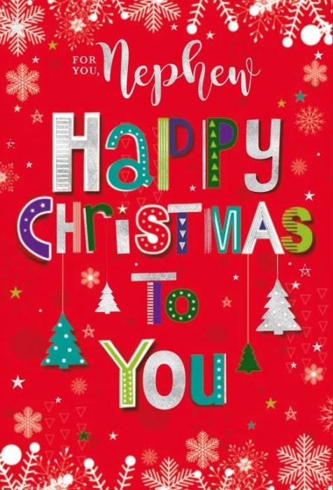 Happy Christmas To You Nephew Christmas Card