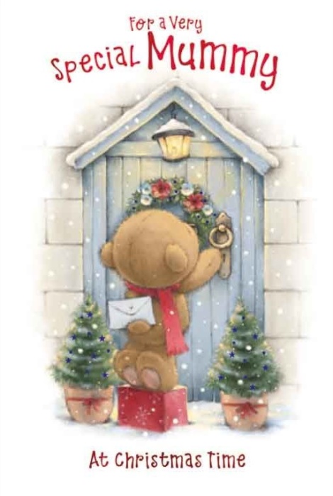 Christmas Visitor Mummy Christmas Card