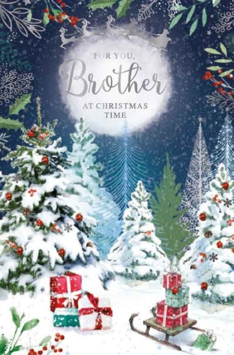 Winter Wonderland Brother Christmas Card