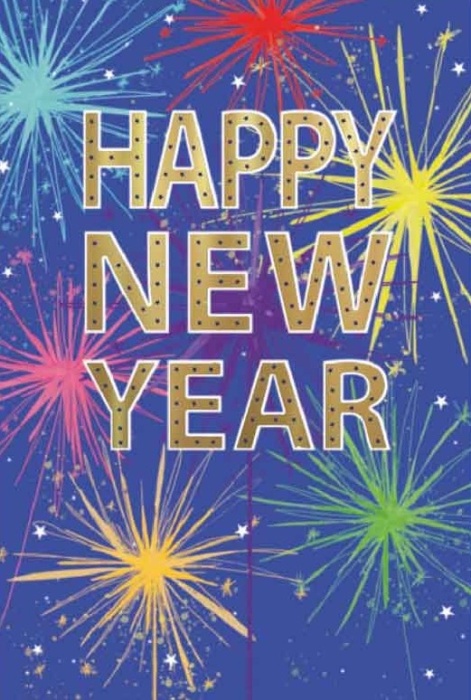 Sparklers New Year Card