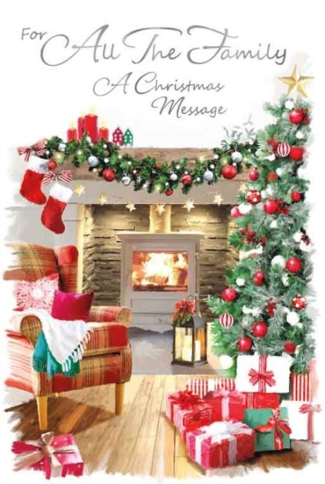 Festive Hearth Family Christmas Card