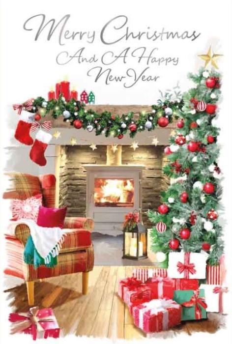 Festive Hearth Christmas Card