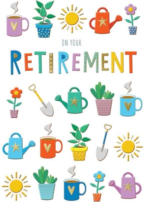 Retirement Icons Retirement Card